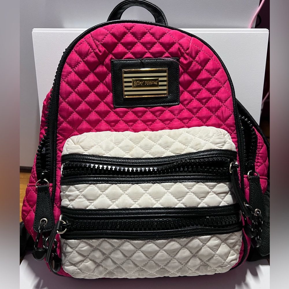 Magenta Betsey Johnson backpack